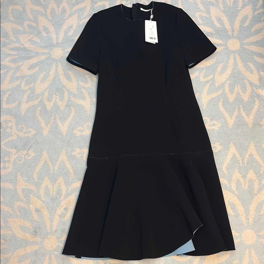 Jason Wu Black and Light Blue Mermaid Cocktail Dress